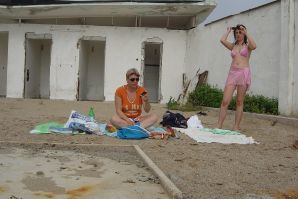 Sexy brunette with nipples showing through the blouse. Thumb 34