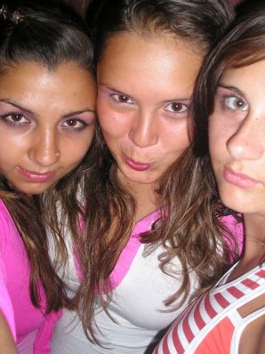 Sexy brunette with nipples showing through the blouse. Thumb 42