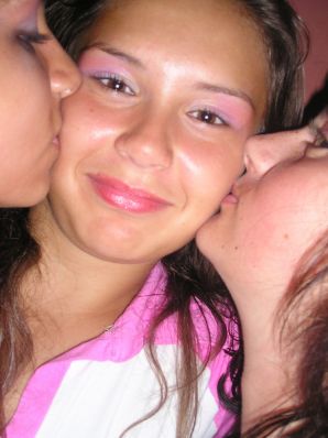 Sexy brunette with nipples showing through the blouse. Thumb 43