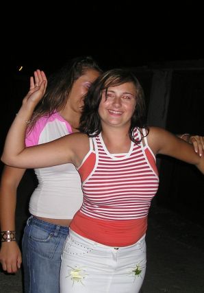 Sexy brunette with nipples showing through the blouse. Thumb 44