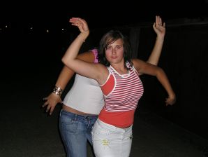 Sexy brunette with nipples showing through the blouse. Thumb 45