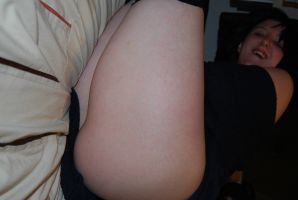 A fluffy chick in lace underwear pleases herself with her fingers. Thumb 15