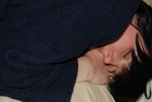 A fluffy chick in lace underwear pleases herself with her fingers. Thumb 24