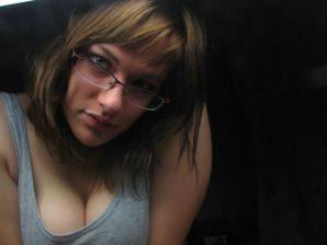 A girl with large breasts poses in clothes and then undresses. Part 2. Thumb 28