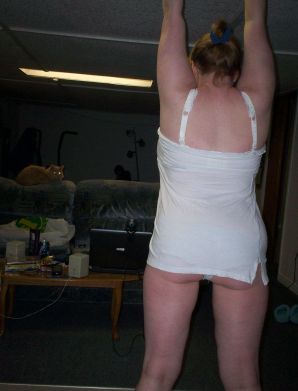 Busty woman posing in short dresses. Thumb 20