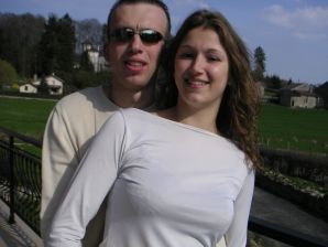 A girl shows a beautiful body to a guy and caresses herself. Thumb 22