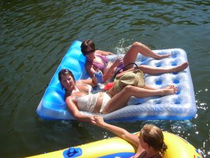 A pretty blonde is laid bare in the toilet and spreads her legs in bed. Part 3. Thumb 36