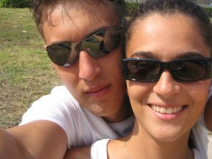 Seductive Latina poses naked on vacation in front of a guy. Thumb 39