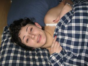 A curly-haired mature beauty is not shy about having sex on camera. Thumb 14