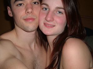 The minx and her boyfriend have sex in front of the camera and are not shy. Thumb 6