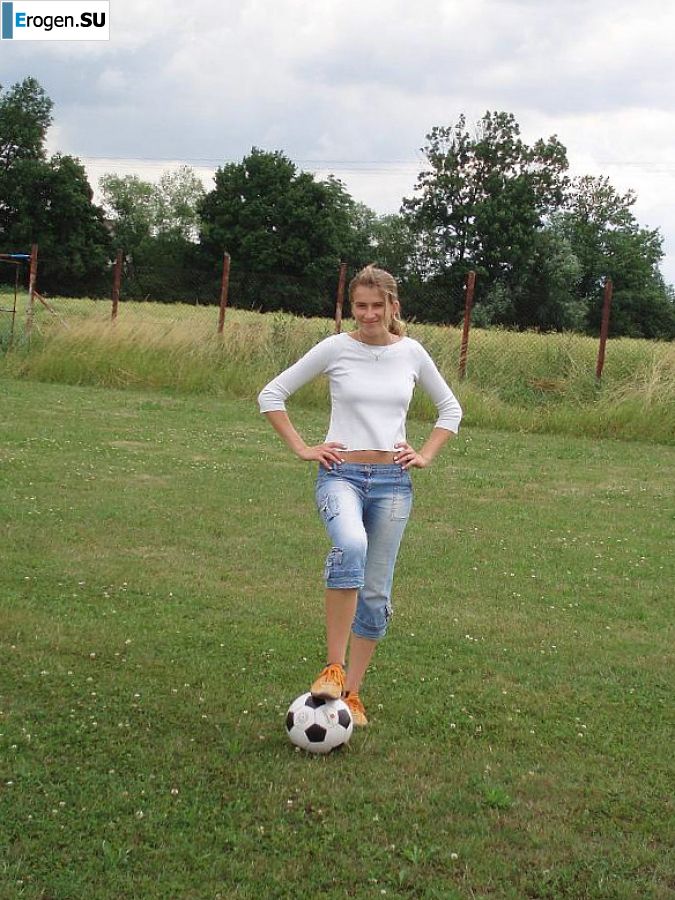 A woman caresses herself spreading her legs apart on the camera. Part 2. Photo 3