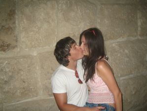 A slender woman at the sea took off a white swimsuit in front of her husband. Thumb 19