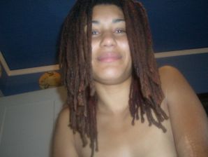 Sexy mulatto with neat breasts bared her ass. Thumb 9