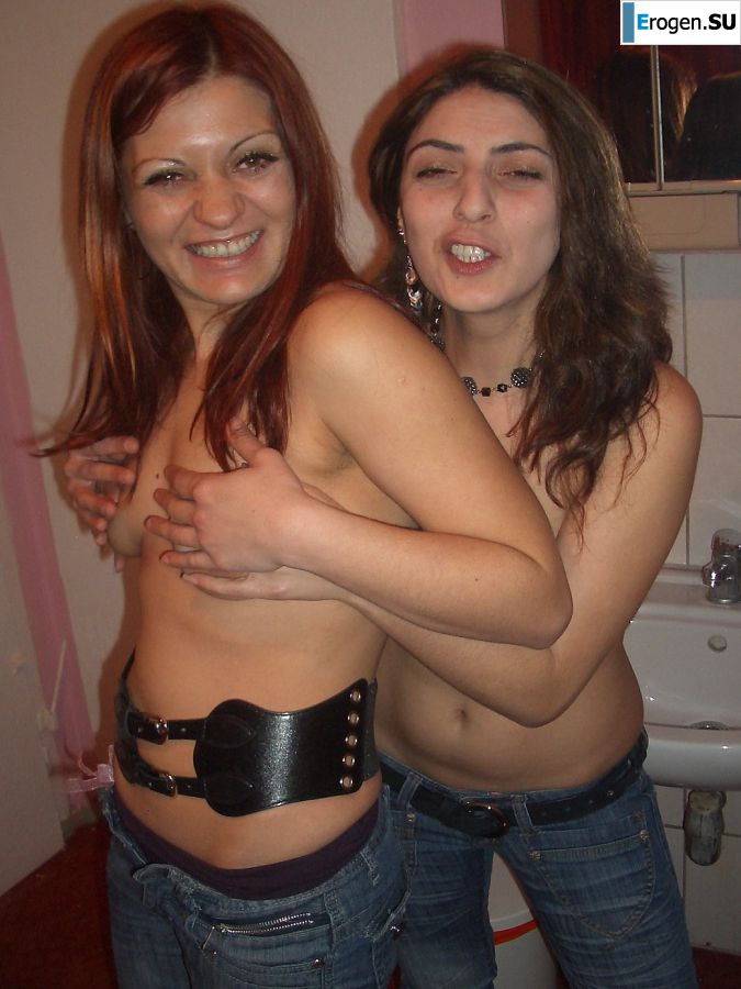 Mischievous minx touch each other's boobs. Part 4. Photo 22
