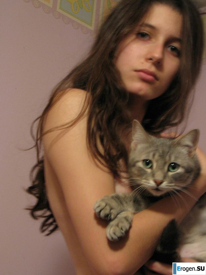 A pretty student pulls a pussy and shows her labia. Part 4. Photo 19