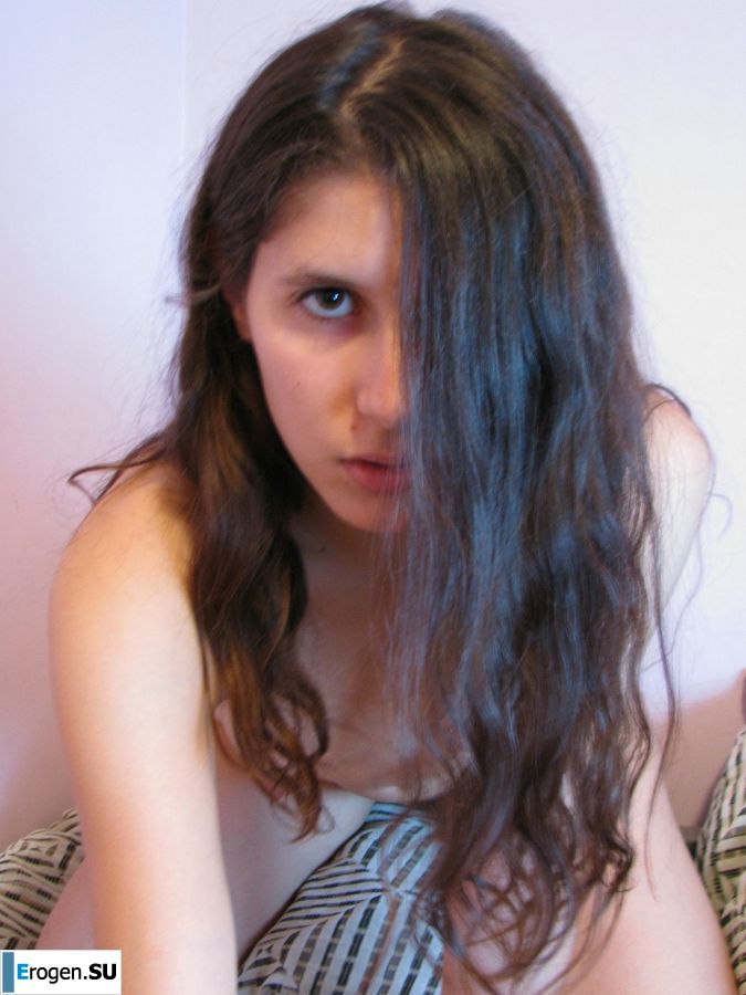 A pretty student pulls a pussy and shows her labia. Part 4. Photo 23