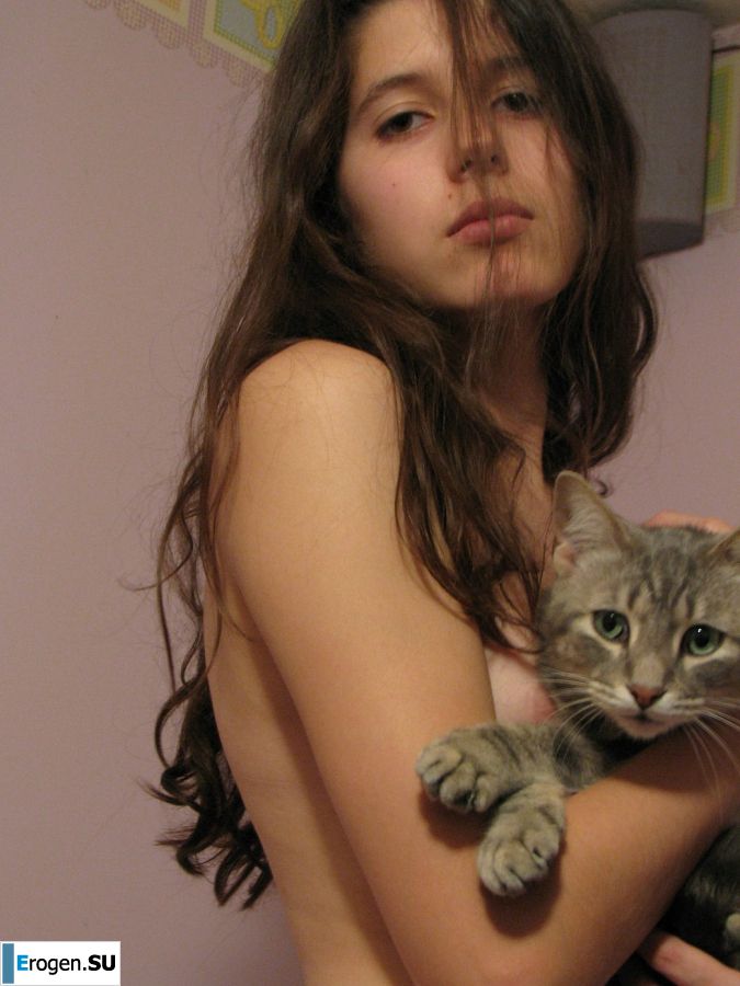 A pretty student pulls a pussy and shows her labia. Part 4. Photo 4