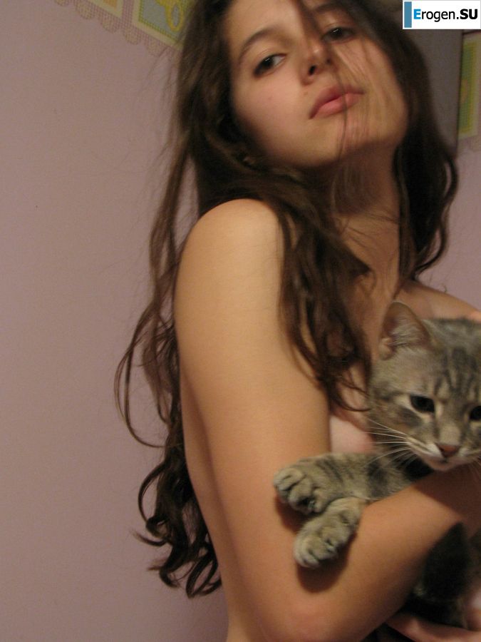 A pretty student pulls a pussy and shows her labia. Part 4. Photo 6