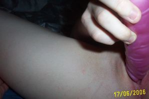 Student took off her panties and showed her wet labia. Thumb 18