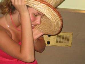 Girl having fun with a guy on vacation - shows her ass and chest. Part 2. Thumb 29