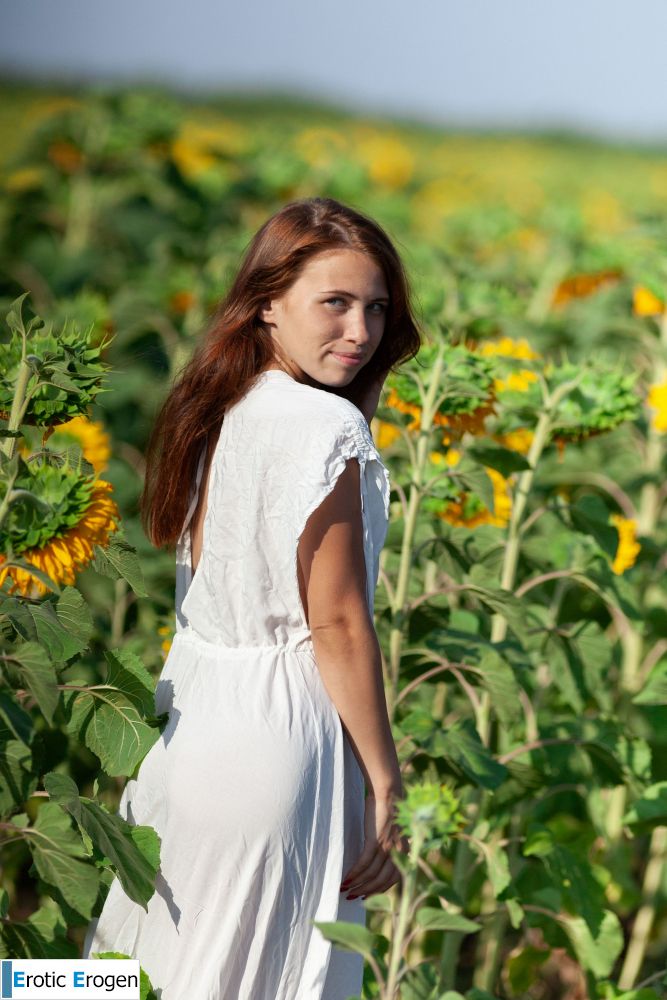 Melania in Sunflowers. Фото 2