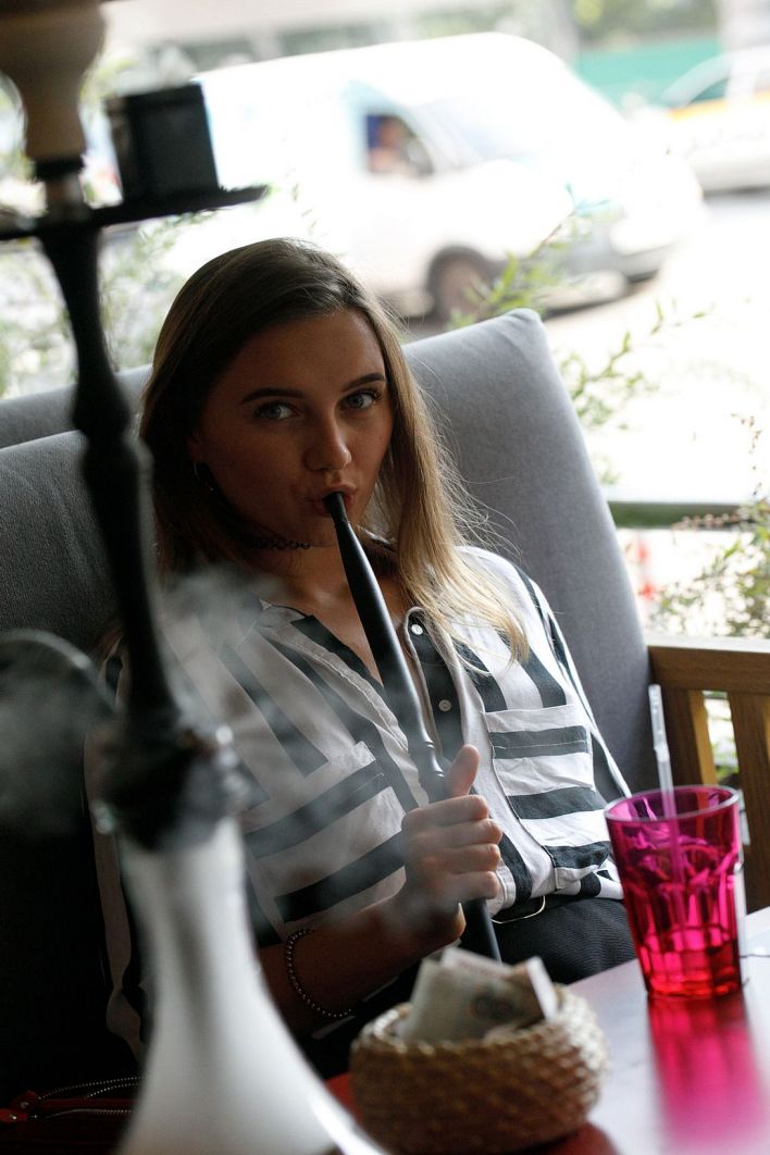 Alevtina Batman in Smoke Show. Эскиз 1