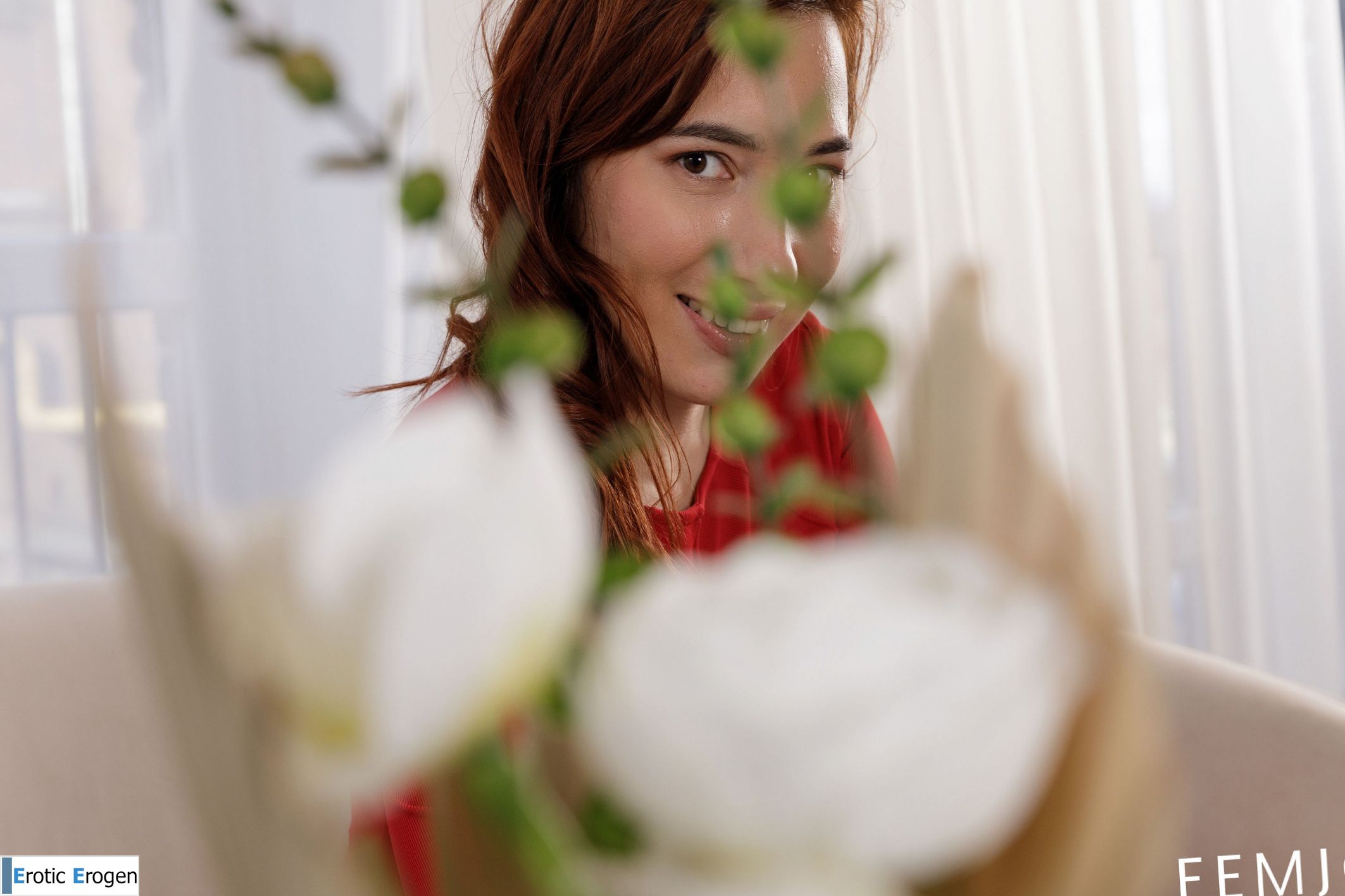 Angie Elif in Lady In Red. Picture 2