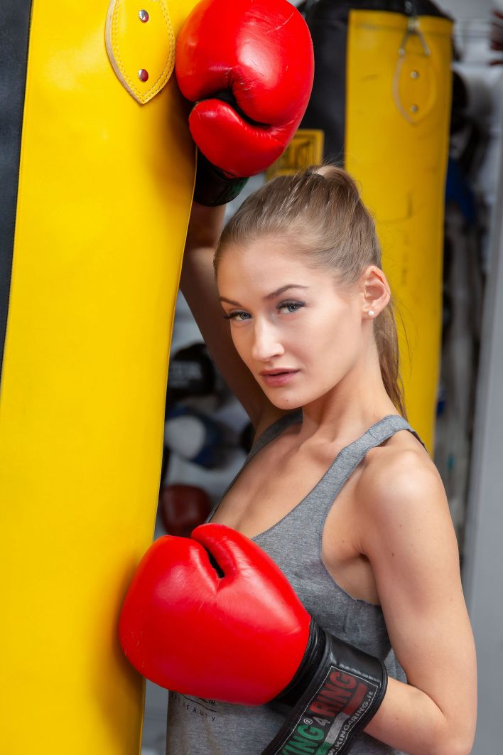 Tiffany Tatum in Boxing Gym. Thumb 1