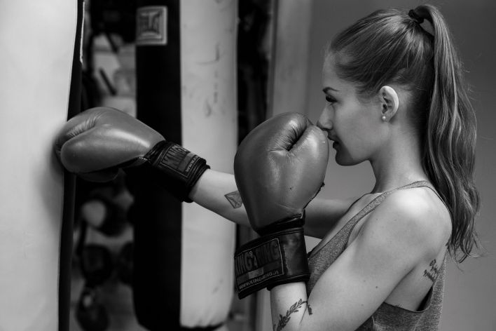 Tiffany Tatum in Boxing Gym. Thumb 29