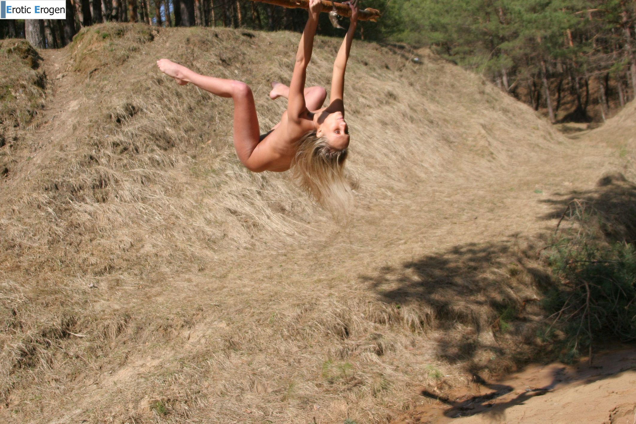 Sandy A in Forest Swing. Picture 33