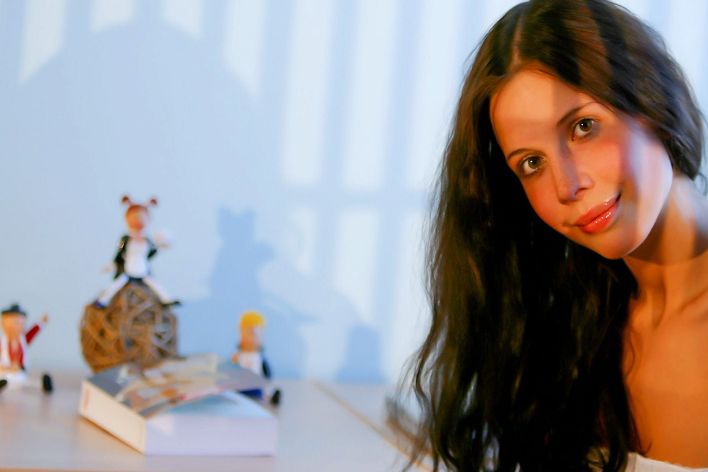 Anoushka E in Brunette Girl With Socks. Thumb 9