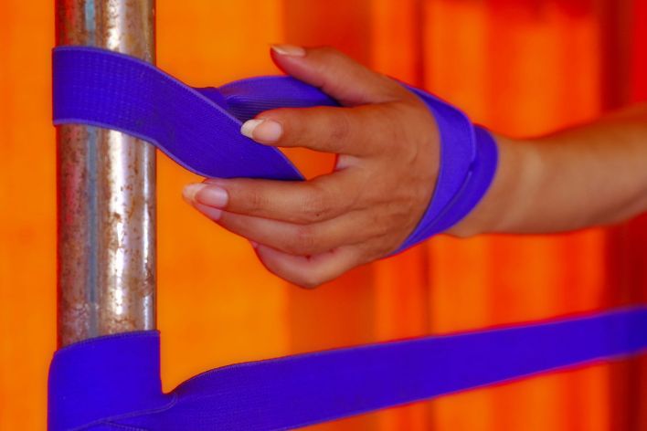 Paloma D in Red Blue 1. Thumb 2