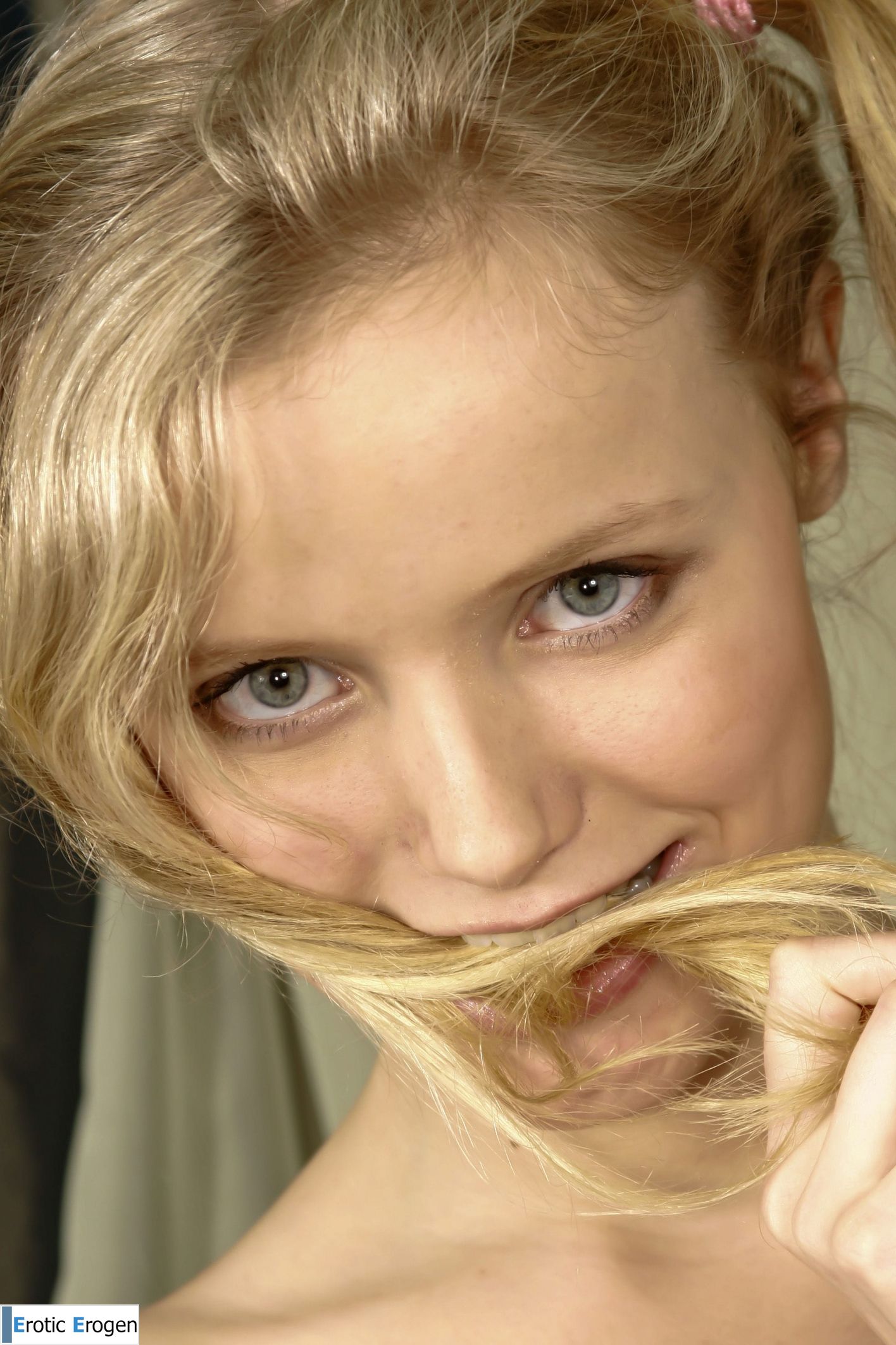 Yana F in Sexy Blonde Pig Tails. Слайд 21