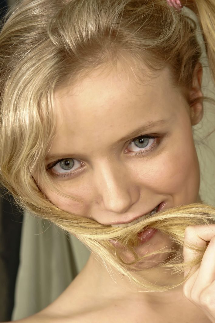 Yana F in Sexy Blonde Pig Tails. Thumb 21