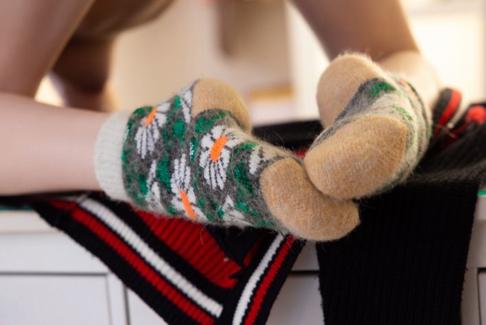 Minnie Lighter in Varsity Sweater. Thumb 21